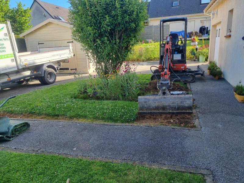 Aménagement des massifs secteur Yvetot 76