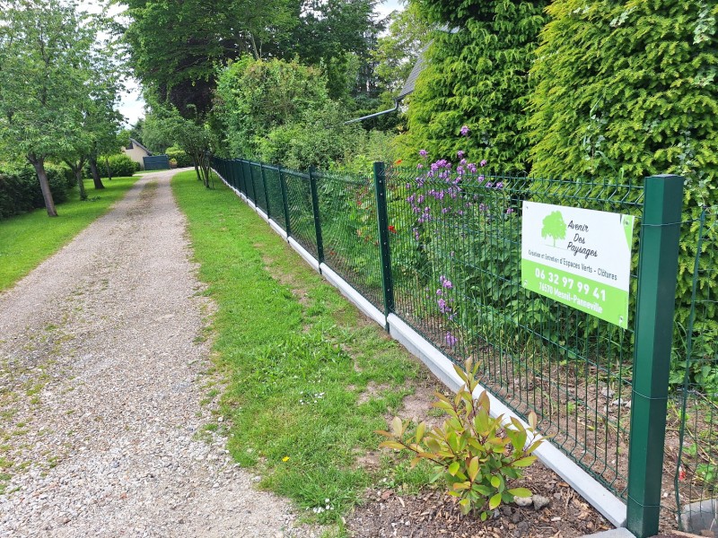 Entreprise pour la pose de cloture panneaux rigide secteur Hénouville 76
