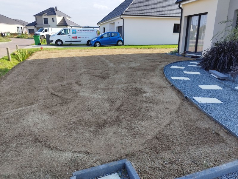 Aménagement d'un terrain par une entreprise experte à Pavilly 