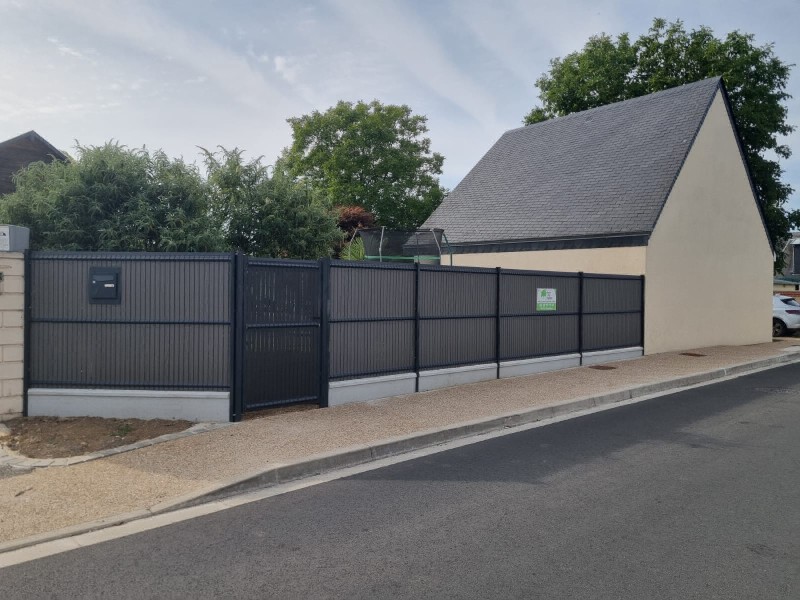 Travaux d'aménagements des clôtures rigides et occultants composite sur Fréville 76