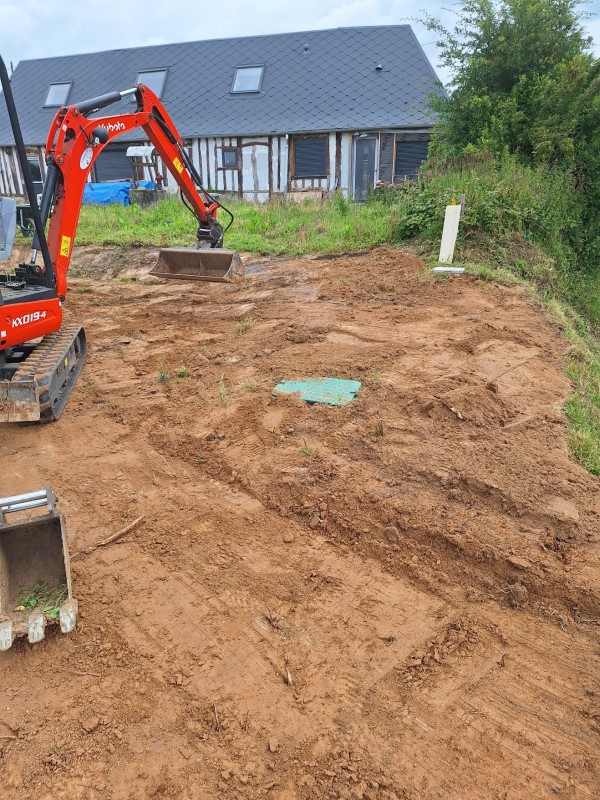 Entreprise pour le terrassement et le semis de gazon de vos extérieurs secteur Yvetot 76