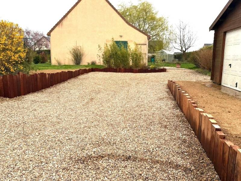 Aménagement d'un parking en traverse paysagère dans la seine maritime 