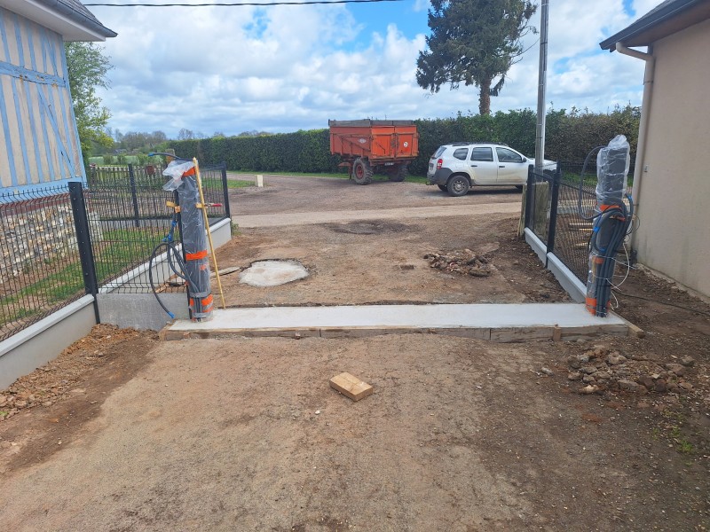 Entreprise pour la pose de clôture en panneaux rigide sur Pavilly 76