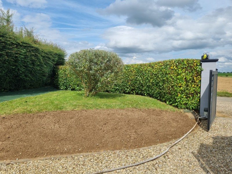 Bâchage des talus secteur Le Bocasse 76