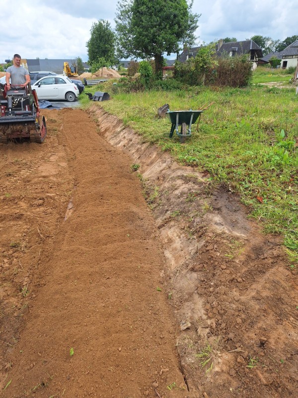 Entreprise pour le terrassement et le semis de gazon de vos extérieurs secteur Yvetot 76