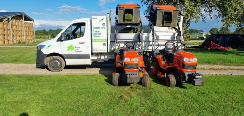 Entreprise du paysage pour la tonte de pelouse avec crédit d'impôt sur Yvetot 76
