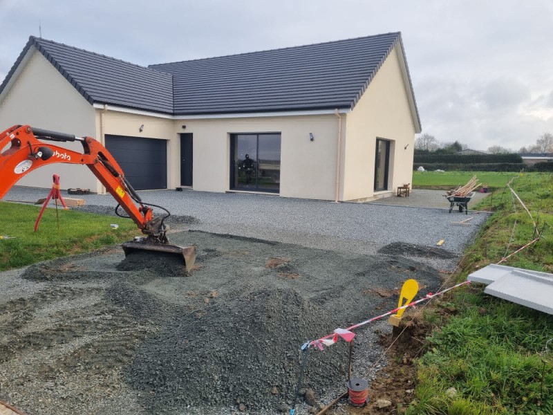 Spécialiste des aménagements d'entrée de garage, allée et parking proche de Barentin  