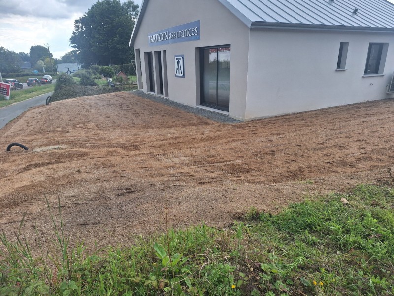 Entreprise pour le terrassement et le semis de gazon de vos extérieurs secteur Yvetot 76