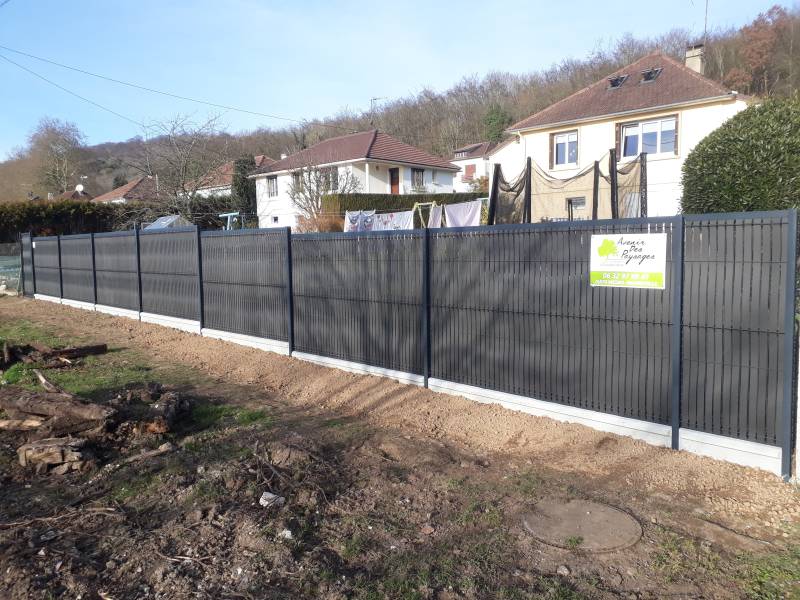 Fourniture et pose de clôture rigide Yerville76