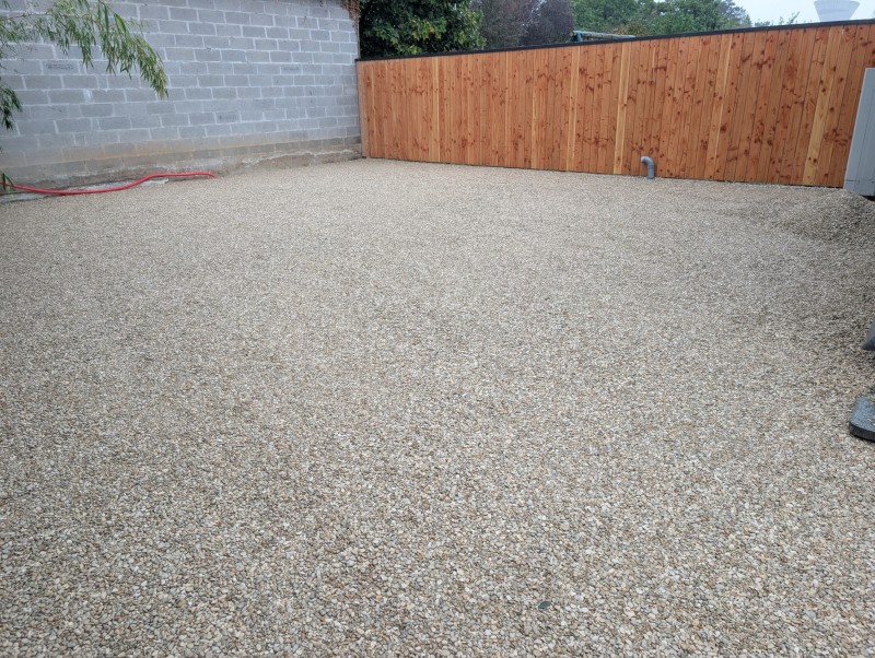 Aménagement des allées gravelle proche Barentin 76