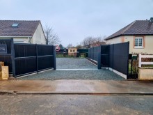 Notre zone d'activité pour ce service Conception sur mesure de clôture gabion robuste pour améliorer l'aménagement paysager des milieux professionnels